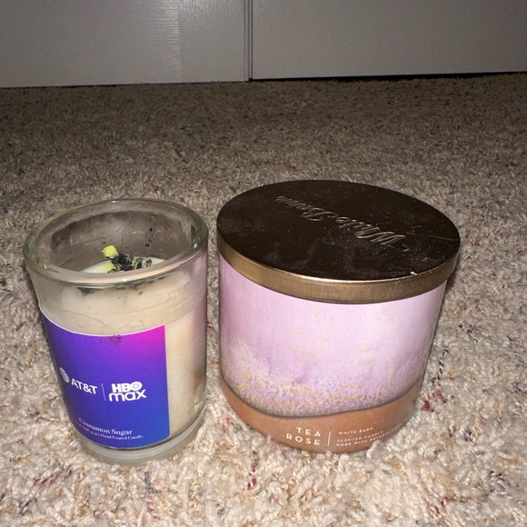 BBW  tea rose candle bundle with hbo max bundle - Picture 2 of 4